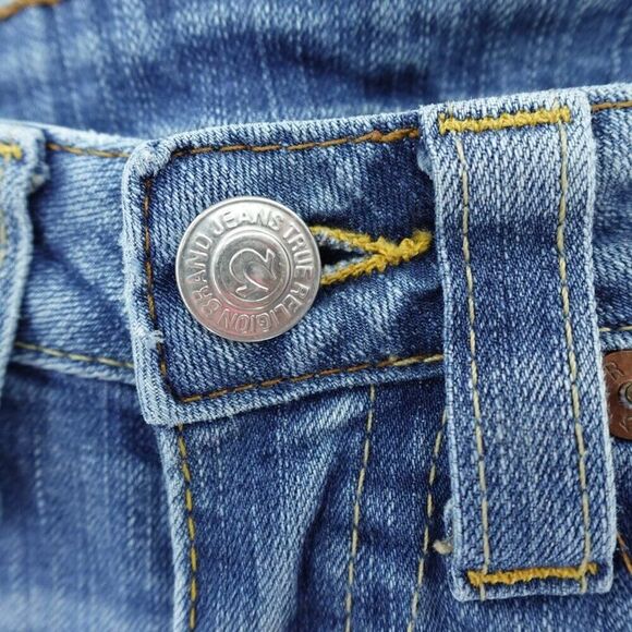 True Religion Ankle-Length Blue Jeans Size 26 USA - Picture 5 of 15